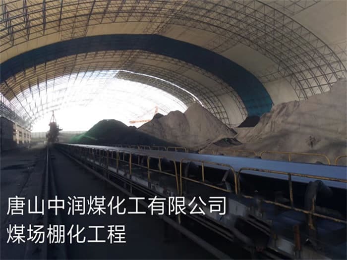 天津中润煤化工有限公司煤场棚化工程
